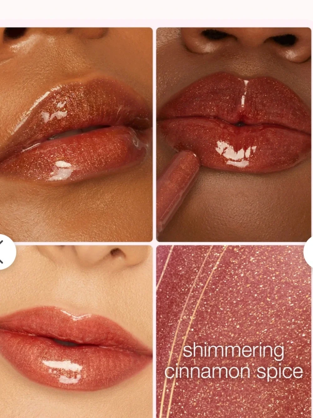 TARTE Maracuja Juicy Lip Vinyl — Shimmering Cinnamon Spice
